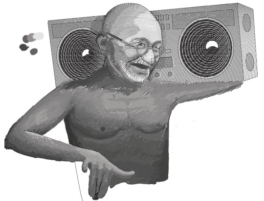 Gandhi drawing from flickr user Nigil Vazquez, all rights reserved